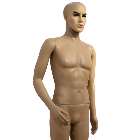 Male Mannequin 6ft-Man with Stand Make-up Manikin Full Body Realistic Plastic - Picture 3 of 7